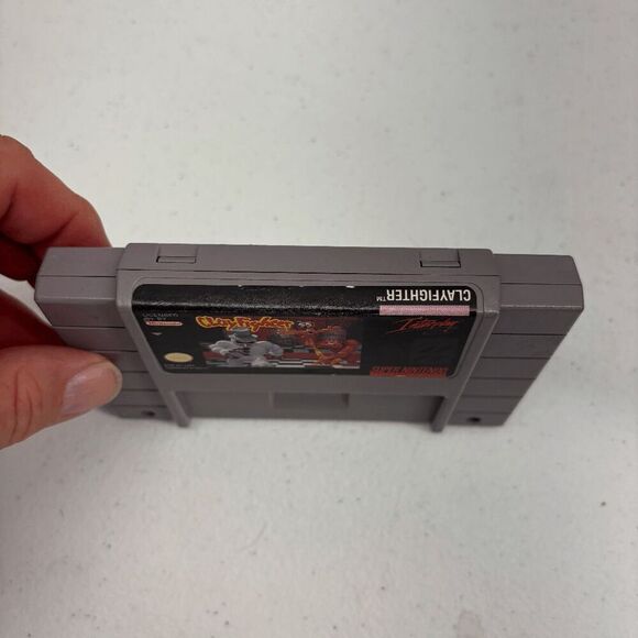 Vintage ClayFighter Super Nintendo SNES Game Cartridge 90s Interplay Tested - Picture 4 of 5